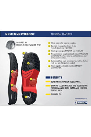 X-helium Michelin Çizme Beyaz