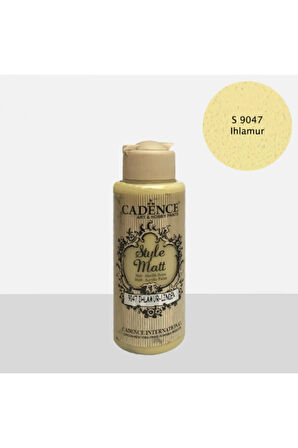 Style Mat Akrilik Boya S-9047 Ihlamur 120ml