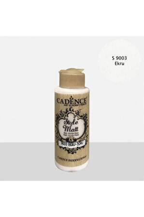 Style Mat Akrilik Boya S-9003 Ekru 120ml