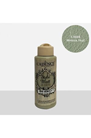 Style Mat Akrilik Boya S-9048 Mimoza Yeşili 120ml