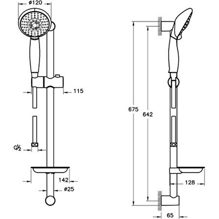 Artema Cozy 5f A45682 Sürgülü Elduş Takımı