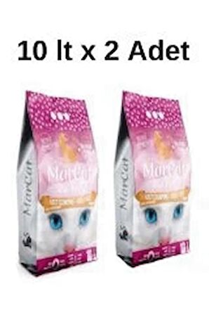 Mar Cat 10 Lt X 2 Adet 20 Lt Bebek Pudra Kokulu Kedi Kumu