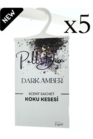 5'li Amber Dolap Ayakkabılık Ve Çekmece Parfümlü Kese Kokusu Oda Koku Kesesi