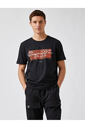 2sam10646hk Erkek T-shirt Siyah