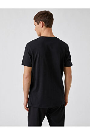 2sam10646hk Erkek T-shirt Siyah