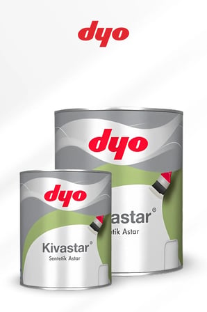 Kivastar Sentetik Astar Beyaz (0,75 L - 2,5 L) | Yüksek Örtücülük & Sarfiyat Azaltıcı