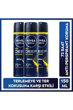 MEN Deep Extreme 150ml x 3 ADET