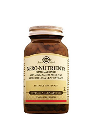 Solgar Nero Nutrients 30 Kapsül