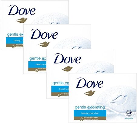 Dove Gentle Exfoliating Beauty Cream Bar Katı Sabun 4 x 90 G