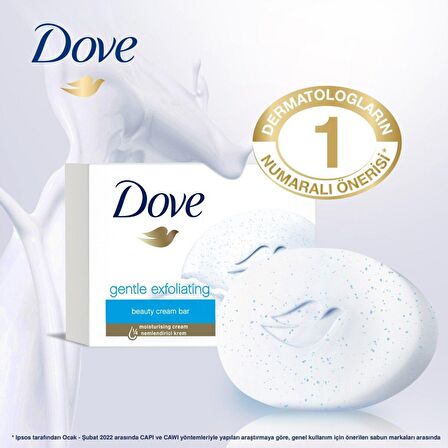 Dove Gentle Exfoliating Beauty Cream Bar Katı Sabun 4 x 90 G