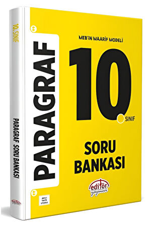 10. Sınıf MEB'in Maarif Modeli ile Paragraf Soru Bankası - 2025 Komisyon
