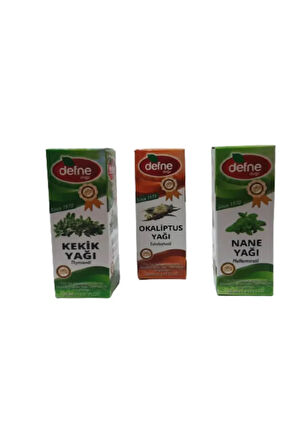 Kekik + Okaliptus + Nane Yağı 3 x 20 ml