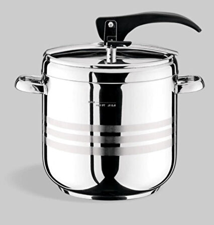 Manheim Germania 5 lt çelik düdüklü tencere süper kapsül taban 