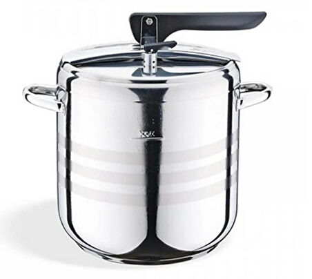 Manheim Germania 5 lt çelik düdüklü tencere süper kapsül taban 