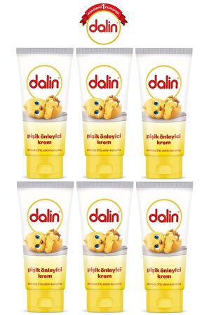 DALİN PİŞİK KREMİ 100 ML 6 ADET 