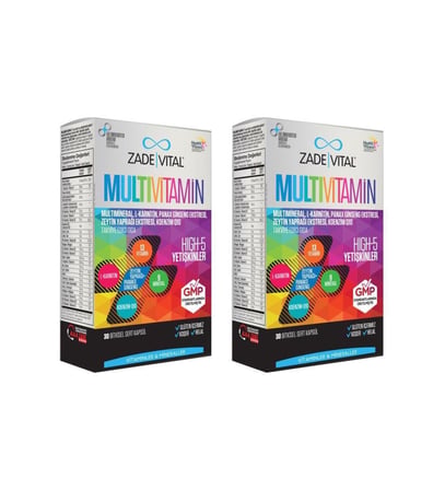 Zade Vital Multivitamin 30 Kapsül 2 Adet