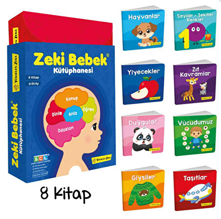 Y.Z. 6-24 Ay Zeki Bebek Kütüphanesi 8’li Set