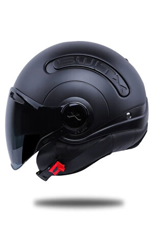 Sx.10 Mat Siyah Kask