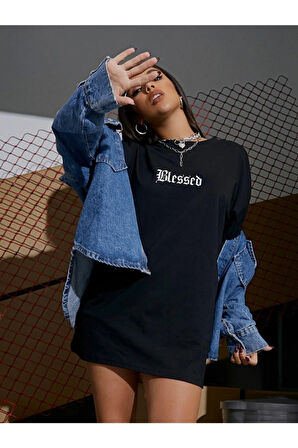 Unisex Rahat Kesim Brooklyn El Oversize T-shirt