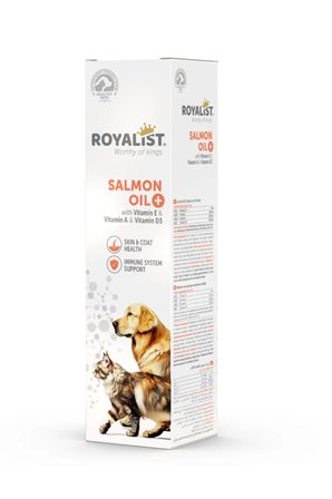 Salmon Oil-Somon Yağı Takviyesi|Köpekler ve Kediler İçin|Vitamin A, D3, E Destekli 250 ml