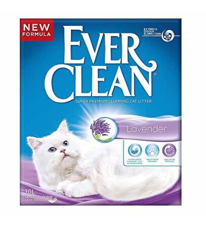 Ever Clean Lavander Lavanta Kokulu Topaklaşan Kedi Kumu 10 L