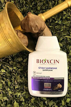 Saç Dökülmesine Karşı Siyah Sarımsaklı Şampuan Quantum 300 ml