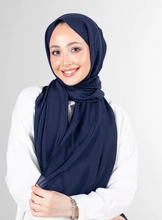 Harem Scarf Brisa Vual Şal Lacivert