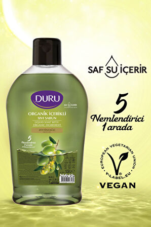 Organik Içerikli Zeytinyağlı Sıvı Sabun 1,5 1,5 500ml