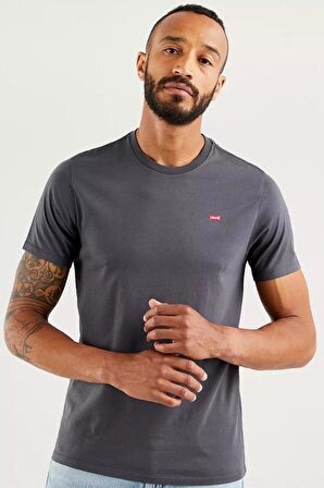 Levi's Erkek Bisiklet Yaka Antrasit T-shirt - 56605-0109