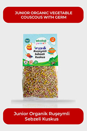 Organik Ruşeymli Sebzeli Kuskus 250gr3Paket Couscous with Organic Wheat Germ Vegetables 250gr3pack