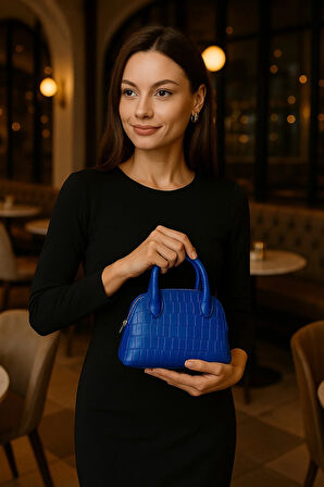 Trend & Lüks Kroko Mini El Çantası