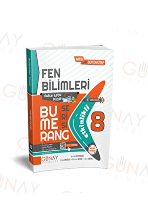 Günay Yayınları Bumerang 8. Sınıf Fen Bilimleri