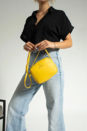 Kadın Mini Urban Çapraz Askılı Fermuarlı Ayarlanabilir Askılı El Ve Kol Omuz çantası