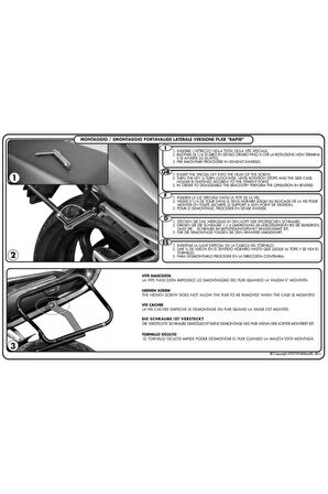 Plr692 Bmw K 1200s 05-08 K 1300s 09-14 Uyumlu Yan Çanta Demiri