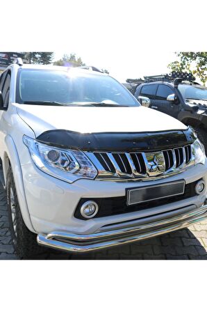 Mitsubishi L200 Ön Kaput Koruma Rüzgarlık 3mm (abs) 15-19