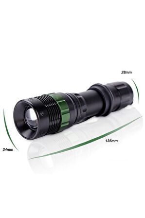 Watton Zoomlu Oto Şarjlı El Feneri Wt-012