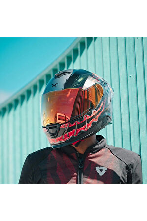 Y.100r Nıght Rıder Mat Tıtanıum Kask