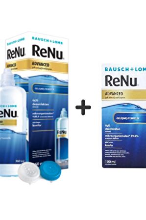 Renu Advanced Lens Solüsyonu 360 Ml + 100 Ml - TANIŞMA PAKETİ - SKT:11/2024