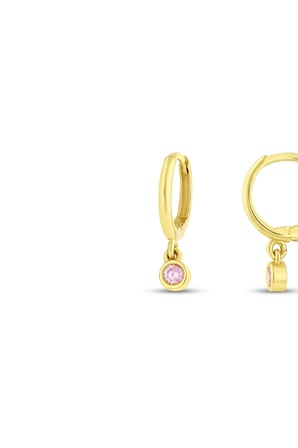 Sallantılı Altın Çocuk Küpe - 14K