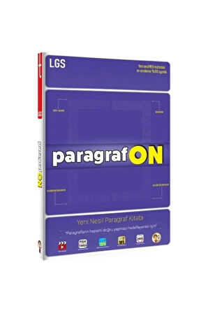 Yayınları 8.sınıf Lgs Paragrafon Yeni Nesil Paragraf Kitabı