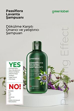 Passiflora Ve Lavanta Özlü Parabensiz Tuzsuz Kepek Karşıtı Bakım Ve Onarım Şampuanı 400ml