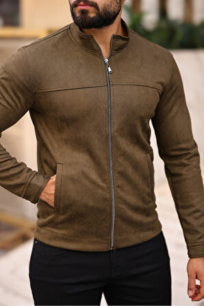 ERKEK SİYAH PREMİUM DERİ CEKET