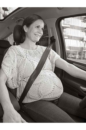 Pregnant Izi Fix Hamile Kadın Emniyet Kemeri Siyah