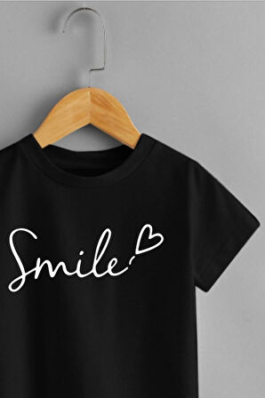 Çocuk Tişört Smile Baskılı