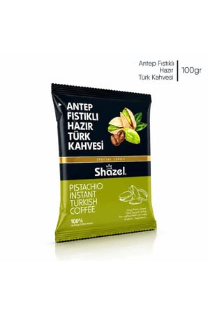 Antep Fıstıklı Hazır Türk Kahvesi 100gr | Doğal Antep Fıstık Aromalı | Özel Seri