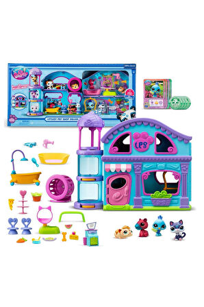 LPS Minişler Littlest Pet Shop Deluxe Miniş Evi Oyun Seti - 4 Figürlü ve 20 Aksesuarlı