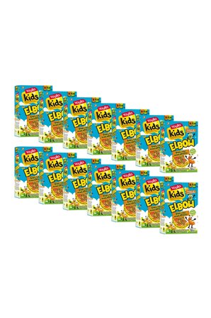 Yayla Kids Kinoalı Sebzeli 3 Renkli Elbow Bakliyat Makarnası 250 g x14