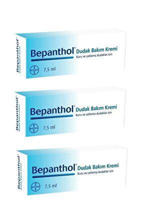 E Vitamini Içeren Dudak Bakım Kremi 7.5 ml - 3'lü Paket