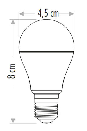 CT-4232 Led Ampul Günışığı 6W E27 Duy - 5’li Paket