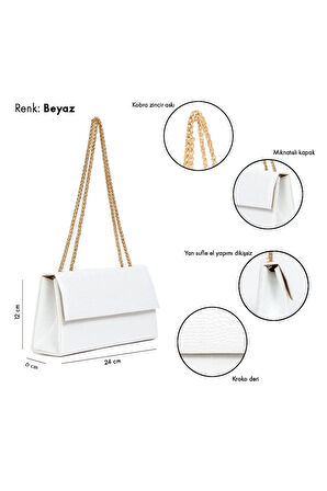 Kadın Zincir Askılı Abiye Ve Omuz Çantası